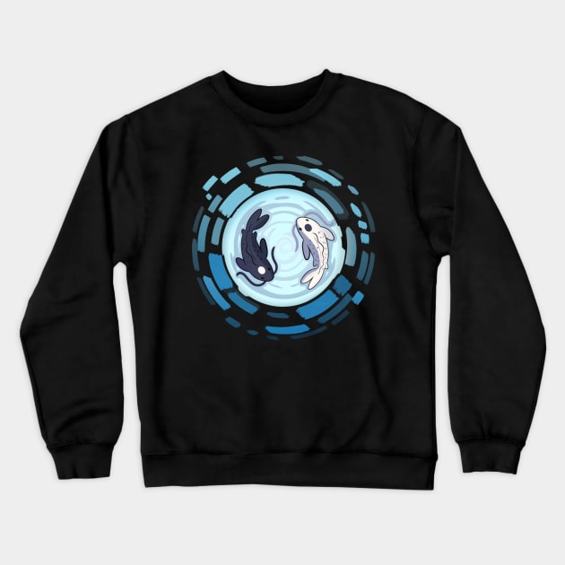 Yin and Yang Koi Whirlpool - Yang Version Crewneck Sweatshirt by Griffywings
